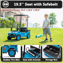 Magic Cars 12V Kids Golf Cart in Blue - image 5