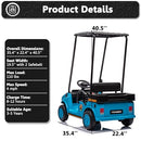 Magic Cars 12V Kids Golf Cart in Blue - image 7