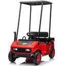 Magic Cars 12V Kids Golf Cart in Red - image 2