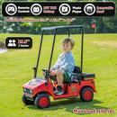 Magic Cars 12V Kids Golf Cart in Red - image 3