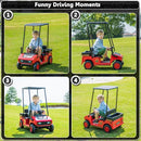 Magic Cars 12V Kids Golf Cart in Red - image 6