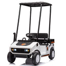 Magic Cars 12V Kids Golf Cart in White - image 2