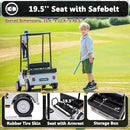 Magic Cars 12V Kids Golf Cart in White - image 5