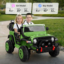 24V 2 Seater Ride On Car Truck for Kids - Army Green - Image 2