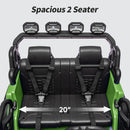 24V 2 Seater Ride On Car Truck for Kids - Army Green - Image 7
