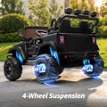 24V 2 Seater Ride On Car Truck for Kids - Black - Image 2