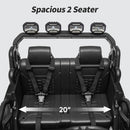 24V 2 Seater Ride On Car Truck for Kids - Black - Image 6