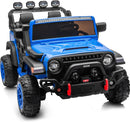 24V 2 Seater Ride On Car Truck for Kids - Blue - Image 1