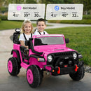 24V 2 Seater Ride On Car Truck for Kids - Hot Pink - Image 2