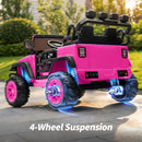 24V 2 Seater Ride On Car Truck for Kids - Hot Pink - Image 3