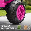 24V 2 Seater Ride On Car Truck for Kids - Hot Pink - Image 4