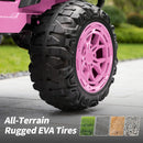 24V 2 Seater Ride On Car Truck for Kids - Light Pink - Image 4