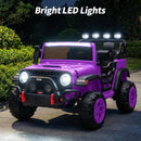 24V 2 Seater Ride On Car Truck for Kids - Purple - Image 6