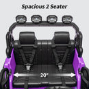 24V 2 Seater Ride On Car Truck for Kids - Purple - Image 7