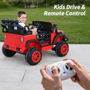 24V 2 Seater Ride On Car Truck for Kids - Red - Image 5