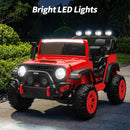 24V 2 Seater Ride On Car Truck for Kids - Red - Image 6