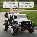 24V 2 Seater Ride On Car Truck for Kids - White - Image 2