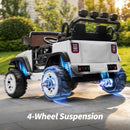 24V 2 Seater Ride On Car Truck for Kids - White - Image 3