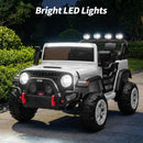 24V 2 Seater Ride On Car Truck for Kids - White - Image 6