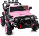 24V 2 Seater Ride On Car Truck for Kids - White - Image 11