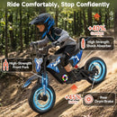 Magic Cars 36V Electric Dirt Bike for Kids, 700W Peak Electric Motorcycle, 3 Speeds, 15.5 MPH & 13.7 Miles, Headlight & Rainbow Ambient Light, Off-Road Ride On Gift for Kids Ages 4-10, UL-2272 Certified, Blue in Blue - image 6