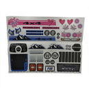 Label Sheet for Power Wheels HTM77 12V Adventure Cruiser Jeep Wrangler - Part 3900-8772 - Image 1