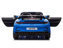 Porsche 911 GT3 24V 4x4 Kids Ride On Car with Rubber Tires - Blue - Image 7