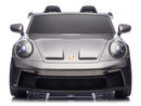 Porsche 911 GT3 24V 4x4 Kids Ride On Car with Rubber Tires - Gray - Image 10