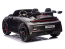 Porsche 911 GT3 24V 4x4 Kids Ride On Car with Rubber Tires - Gray - Image 4