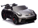 Porsche 911 GT3 24V 4x4 Kids Ride On Car with Rubber Tires - Gray - Image 5