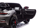 Porsche 911 GT3 24V 4x4 Kids Ride On Car with Rubber Tires - Gray - Image 8