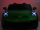 Porsche 911 GT3 24V 4x4 Kids Ride On Car with Rubber Tires - Green - Image 14