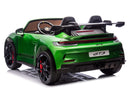 Porsche 911 GT3 24V 4x4 Kids Ride On Car with Rubber Tires - Green - Image 5