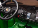 Porsche 911 GT3 24V 4x4 Kids Ride On Car with Rubber Tires - Green - Image 9