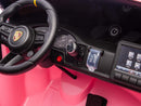 Porsche 911 GT3 24V 4x4 Kids Ride On Car with Rubber Tires - Pink - Image 10