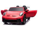 Porsche 911 GT3 24V 4x4 Kids Ride On Car with Rubber Tires - Red - Image 6