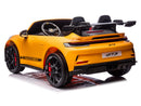 Porsche 911 GT3 24V 4x4 Kids Ride On Car with Rubber Tires - Yellow - Image 5