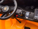 Porsche 911 GT3 24V 4x4 Kids Ride On Car with Rubber Tires - Yellow - Image 9