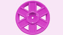 Purple Hubcap for Power Wheels HPP72 12V Happy Hound Rescue Jeep Wrangler - Part 3900-8889 - Image 1