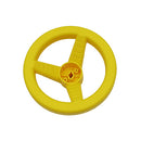 Yellow Steering Wheel for Power Wheels HNB55 12V Trolls Jeep - Part 3900-8866 - Image 1
