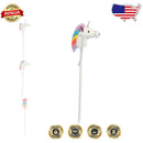 39-inch Deluxe Ride-On Unicorn with Rainbow Mane for Kids Magic Cars 0