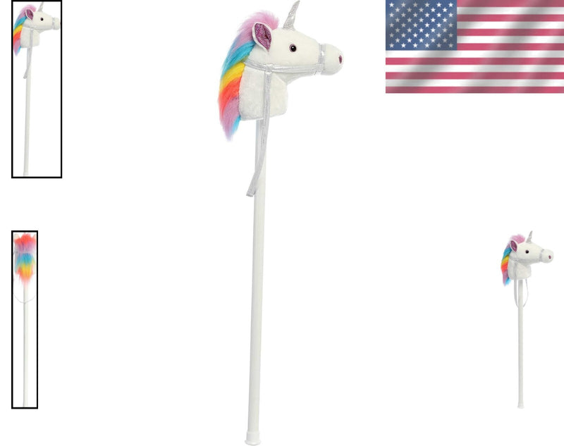 39-inch Deluxe Ride-On Unicorn with Rainbow Mane for Kids Magic Cars 1