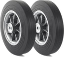10-Inch Maintenance-Free Solid Rubber Flat-Free Tires 2-Pack for All Applications Magic Cars 2