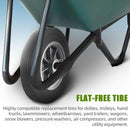 10-Inch Maintenance-Free Solid Rubber Flat-Free Tires 2-Pack for All Applications Magic Cars 5