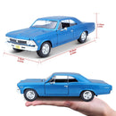 Maisto 1:24 Scale 1966 Chevy Chevelle SS 396 Die-Cast Car, Multicolor Magic Cars 5