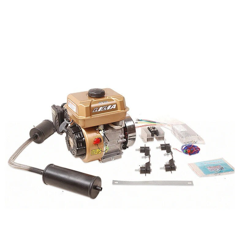 Manual Range Extender for 48V-72V Electric and Gasoline Tricycles Charging Generator Magic Cars 4