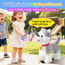 Interactive Musical Walking Husky Toy with Voice Repetition and Remote Control Magic Cars 2