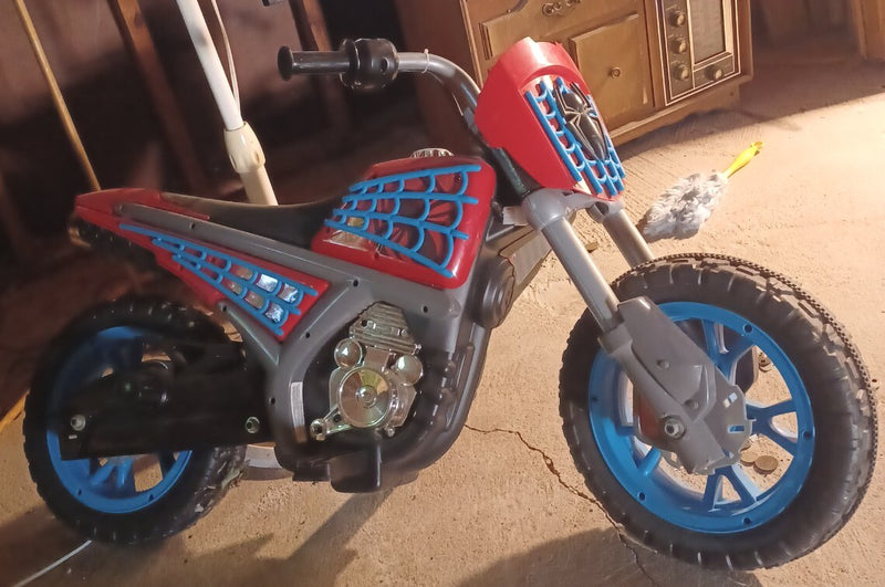 Spider-Man Electric Ride-On Motorcycle Toy Magic Cars Variant 0