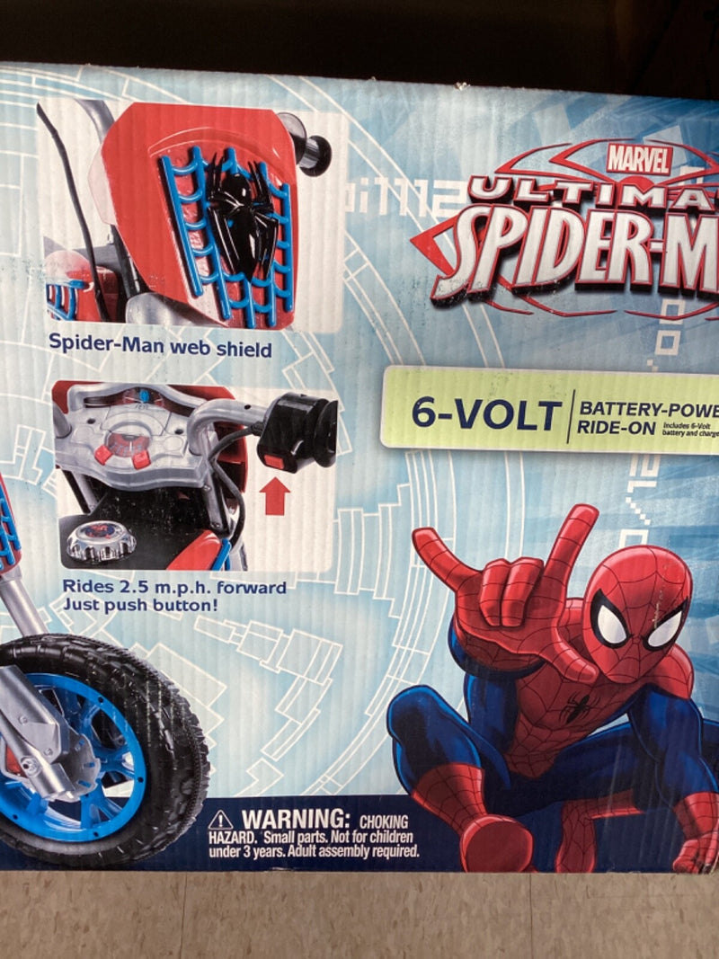 Spider-Man Electric Ride-On Motorcycle Toy Magic Cars 1