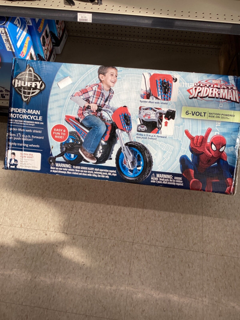 Spider-Man Electric Ride-On Motorcycle Toy Magic Cars Variant 0